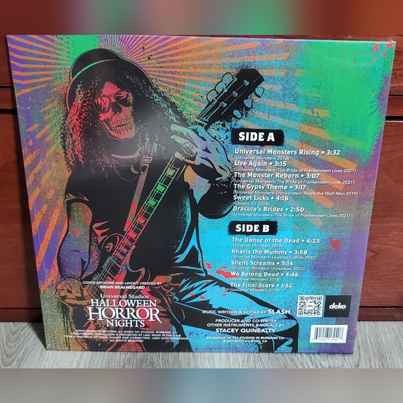 New Collectible Slash Vinyl from Universal Hollywood Halloween Horror Nights - Picture 2 of 2